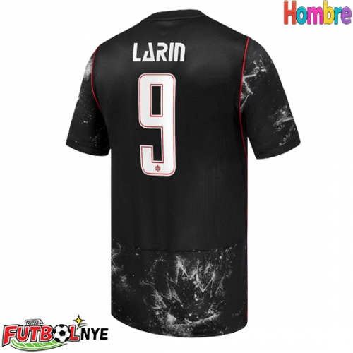 Camiseta Canadá Cyle Larin #9 Visitante Equipación Mundial 2026 manga corta